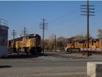 WB #1 gets on the move as an eastbound now comes on the old main